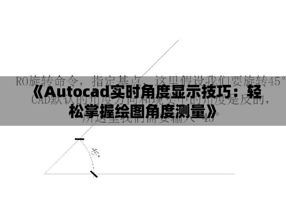 《Autocad实时角度显示技巧：轻松掌握绘图角度测量》