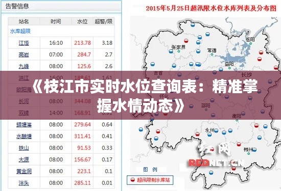 《枝江市实时水位查询表：精准掌握水情动态》