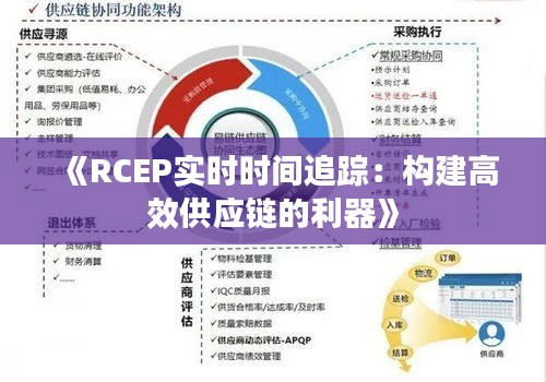 《RCEP实时时间追踪：构建高效供应链的利器》