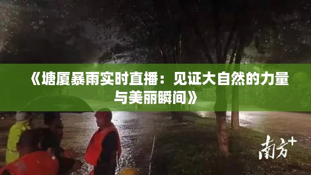 《塘厦暴雨实时直播：见证大自然的力量与美丽瞬间》