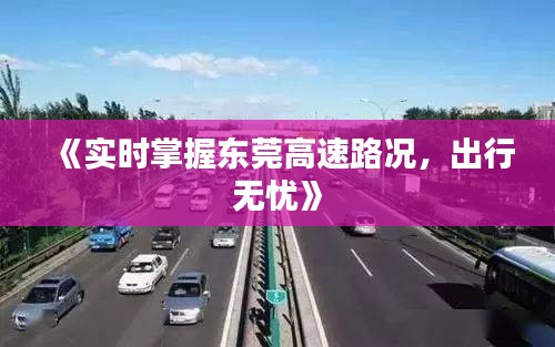 《实时掌握东莞高速路况，出行无忧》