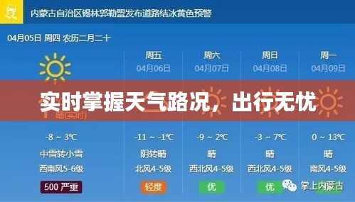 实时掌握天气路况，出行无忧