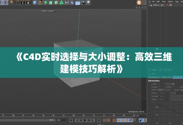 《C4D实时选择与大小调整：高效三维建模技巧解析》