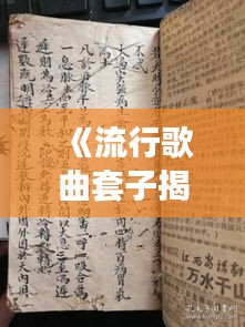 《流行歌曲套子揭秘：音乐产业的秘密武器》