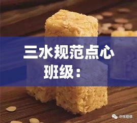 三水规范点心班级： 