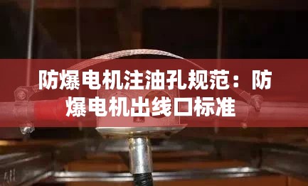 防爆电机注油孔规范：防爆电机出线口标准 