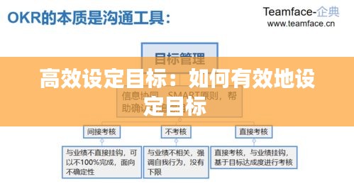 高效设定目标：如何有效地设定目标 