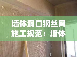 墙体洞口钢丝网施工规范：墙体钢丝网用什么固定 