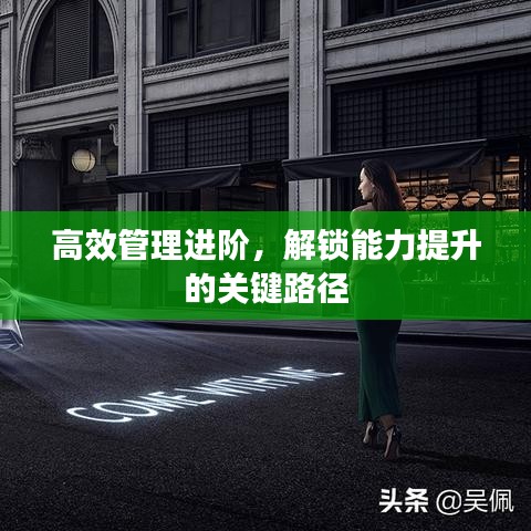 高效管理进阶，解锁能力提升的关键路径