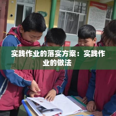 实践作业的落实方案：实践作业的做法 