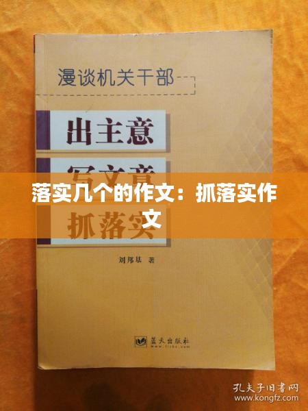 落实几个的作文：抓落实作文 