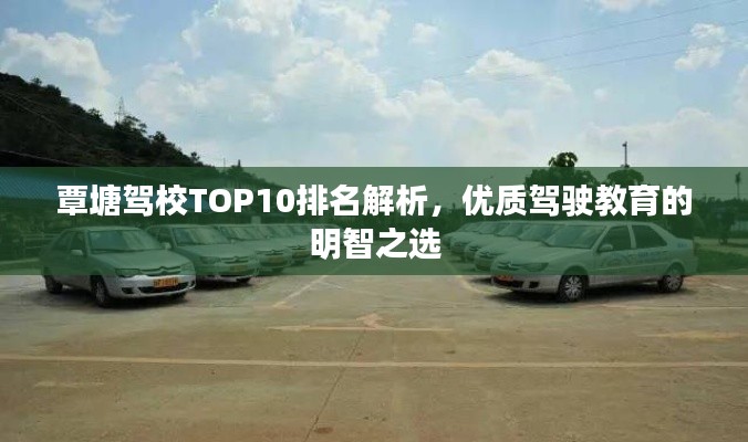 覃塘驾校TOP10排名解析，优质驾驶教育的明智之选