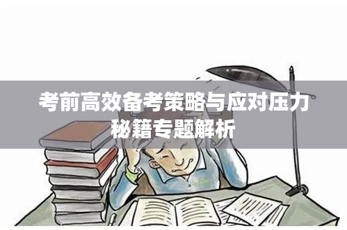 考前高效备考策略与应对压力秘籍专题解析