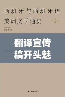 翻译宣传稿开头魅力揭秘，技巧与艺术完美结合！