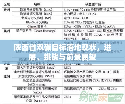 陕西省双碳目标落地现状，进展、挑战与前景展望