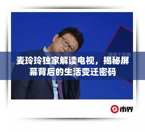 麦玲玲独家解读电视，揭秘屏幕背后的生活变迁密码