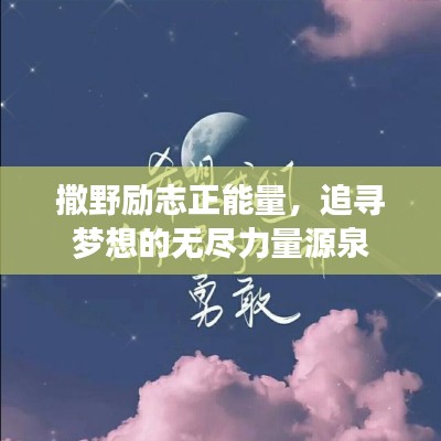 撒野励志正能量，追寻梦想的无尽力量源泉