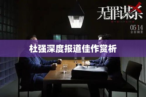 杜强深度报道佳作赏析