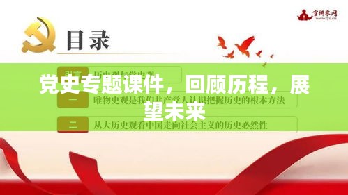 党史专题课件，回顾历程，展望未来