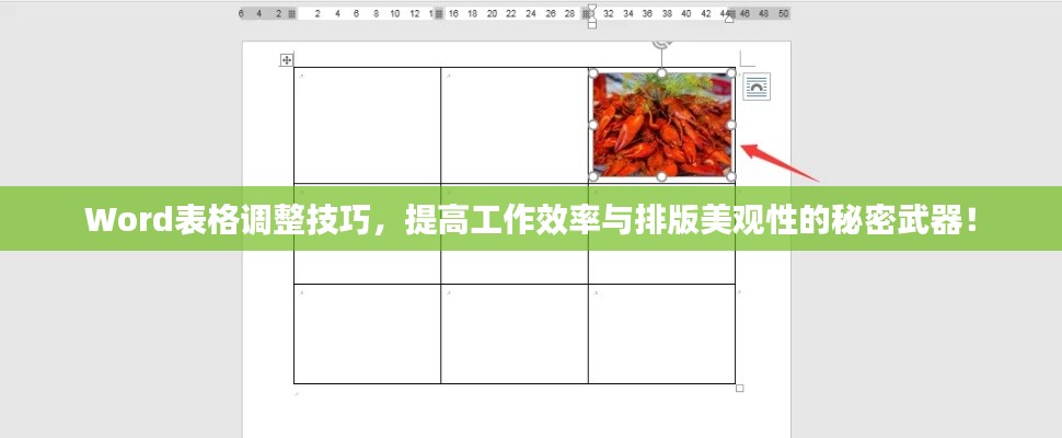 Word表格调整技巧，提高工作效率与排版美观性的秘密武器！